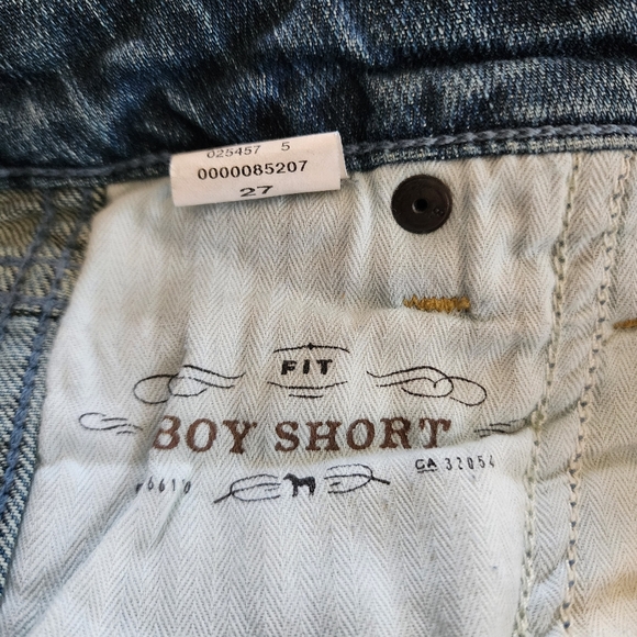 Anthropologie Holding Horses Jean Shorts Womens 27 Blue - Picture 10 of 11